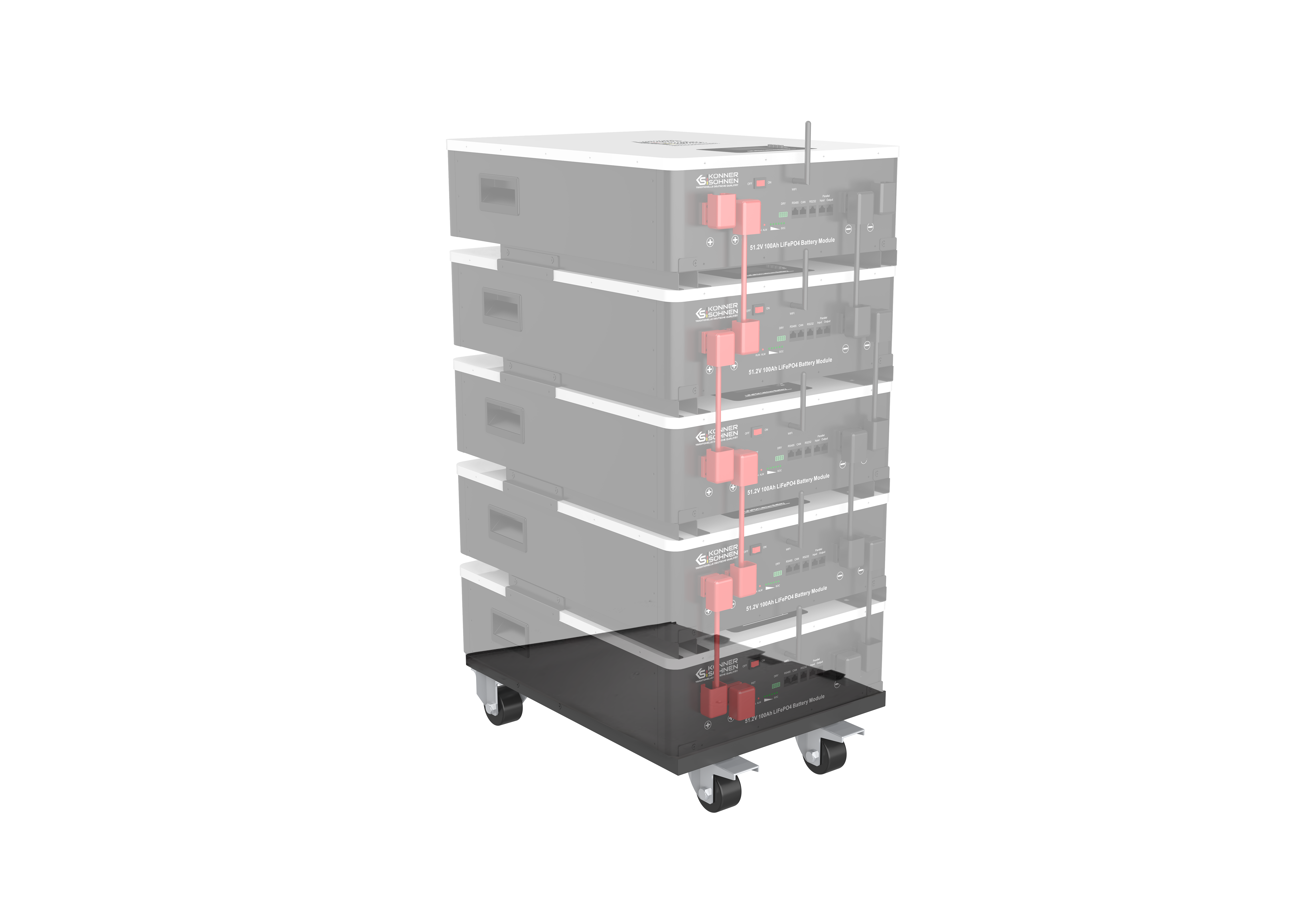 Підставка для літієвих батарей KS Trolley 48